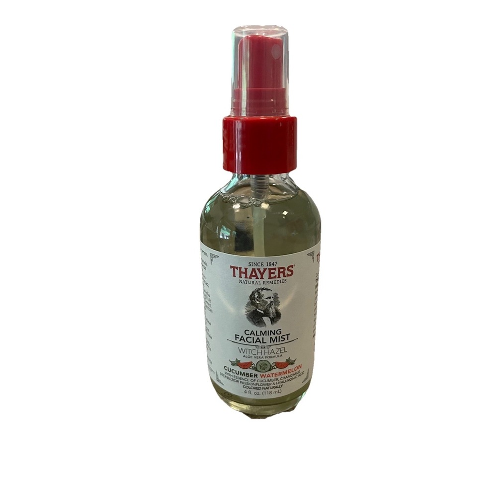 Thayers Witch Hazel Calming Facial Mist Aloe Vera Cucumber Watermelon 4 fl Oz .